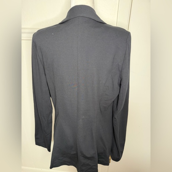 CAbi Black Blazer with Satin Lapel size L - Picture 2 of 7